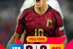 欧国联-十人意大利2-2比利时 佩莱格里尼飞铲染红特罗萨德破门