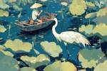 【AI绘画】小破船🚣&zwj;♂️误入藕花🪷深处 惊起一滩水鸟🦤~